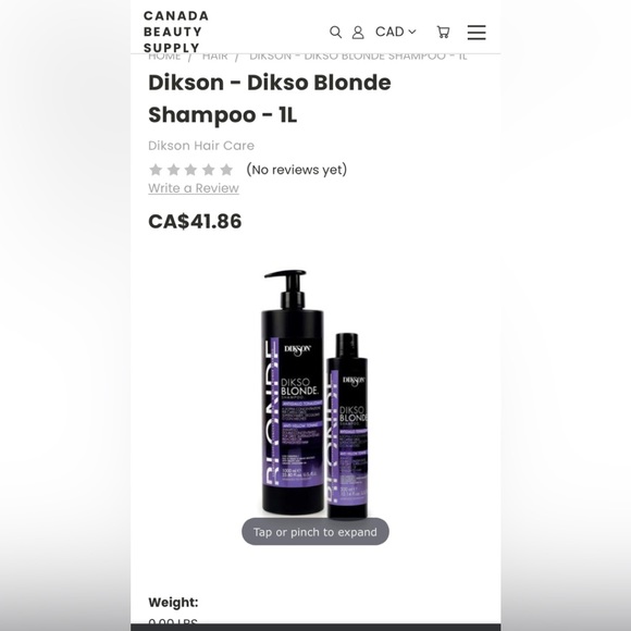 Dikson Dikso Blonde Shampoo - Picture 4 of 4